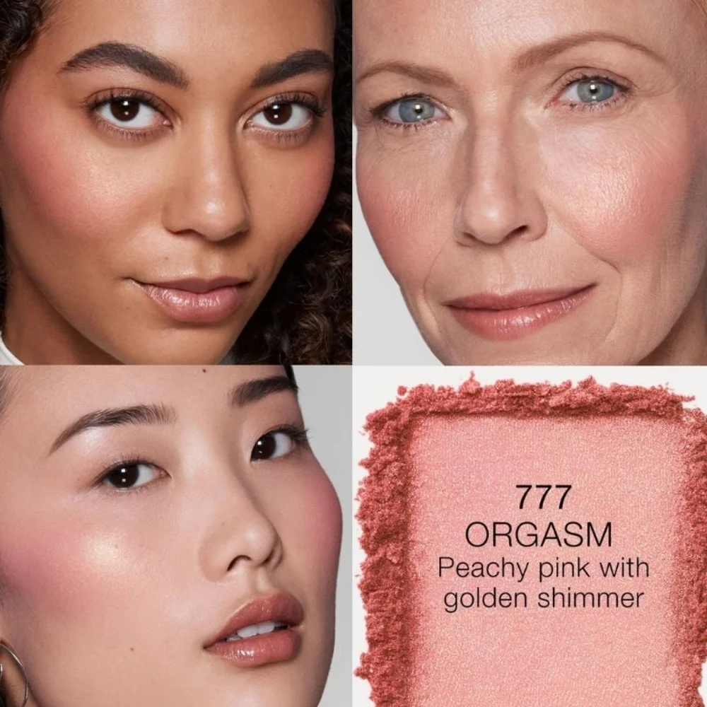 NARS Blush Mini: Orgasm (Peachy Pink with Golden Shimmer), .09…